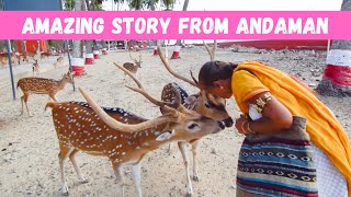 She talks to Animals - Ross Island - Andaman Nicobar - Travel Vlog India