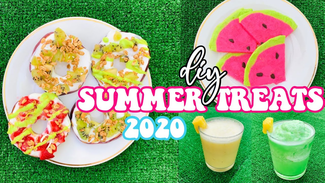 DIY Summer Treats and Drinks 2020! | EASY AND QUICK SUMMER SNACKS! | Paola Espinoza