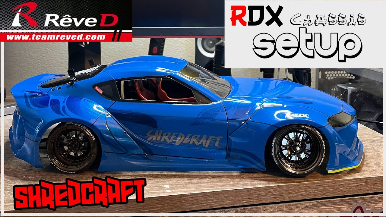 ReveD RDX RC Drift car introduction and chassis setup #rcdrifting #rcdrift