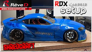 ReveD RDX RC Drift car introduction and chassis setup #rcdrifting #rcdrift