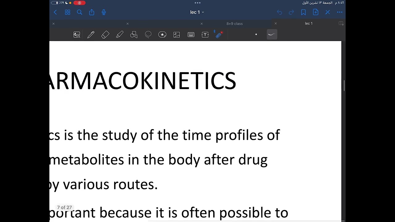Biopharmaciutics Lec 1 | Dr. Khalid