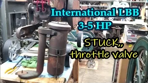 International 3-5 HP LBB Engine Stuck Throttle Plate