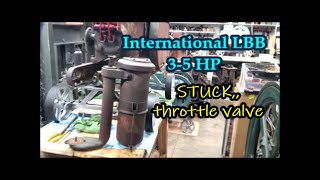 International 3-5 HP LBB Engine Stuck Throttle Plate