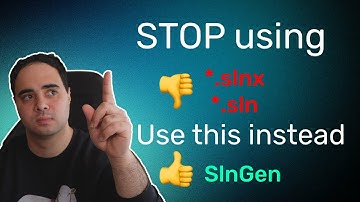 SlnGen - A tool for managing large .sln and .slnx files in .NET