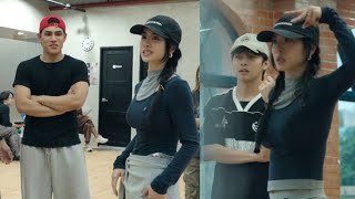 Sb19 And Jolin Practicing Emoji Dance Together Inside 1Z Building