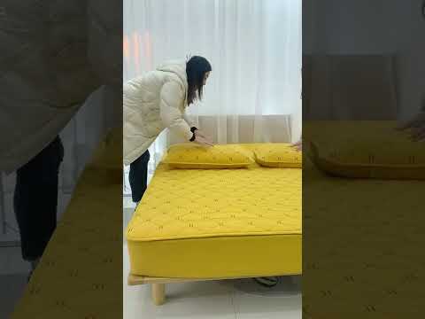 YRF Hotel Protector غطاء مرتبة من الخيزران المصنوع من الخيزران القابل للإزالة وسادة مرتبة الفند 
