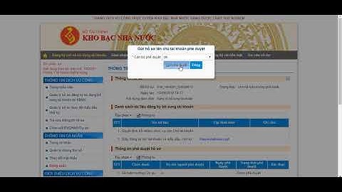 Hướng dẫn dịch vụ công Kho Bạc : DVQHNS_DVC Mo tai khoan va thay doi mau dau chu ky