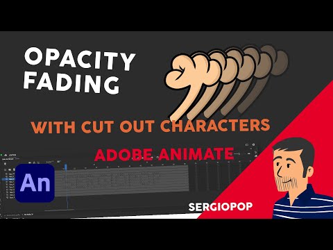 Fundido de opacidad en personajes Cut-out. Adobe Animate