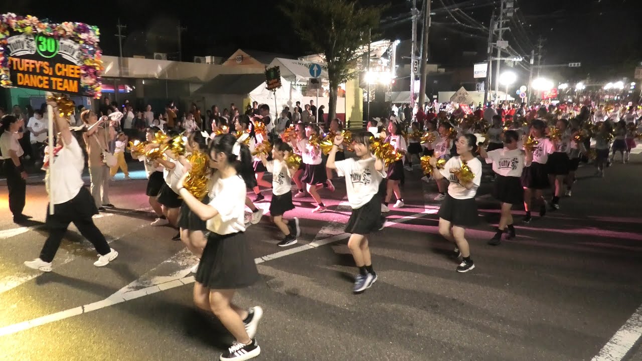 三好いいじゃんまつり2025「いいじゃん踊り3/3」(「TUFFY'S」CHEER DANCE TEAM,スマダン,ダンススタジオソッテ,健康でいいじゃん-市民病院-,りすぺくとみぃ,