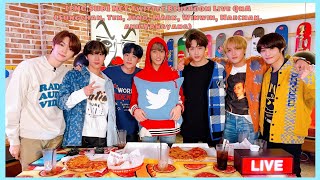 [ENG SUB] NCT Twitter Blueroom Live Q&A with Sungchan, Ten, Jeno, Mark, Winwin, Haechan and Yangyang