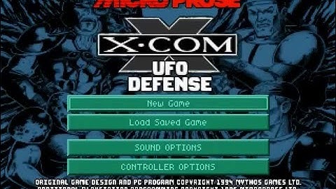 PS1 - X Com   UFO Defense USA