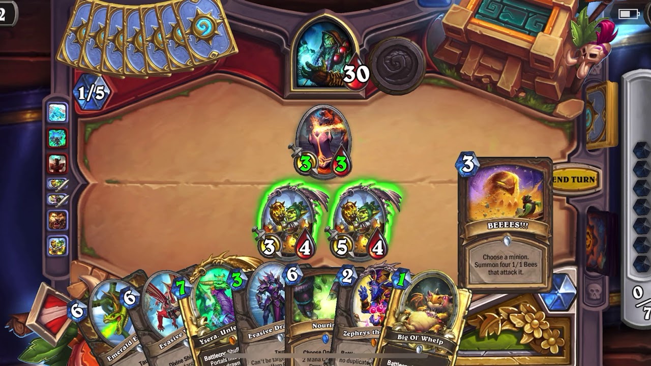 Post-Nerf Galakrond Shaman vs.Highlander Dragon Druid