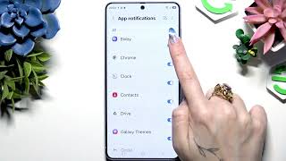 سامسونج جالاكسي إس 26 بلس - كيفية تشغيل أو إيقاف إشعارات التطبيقات screenshot 5