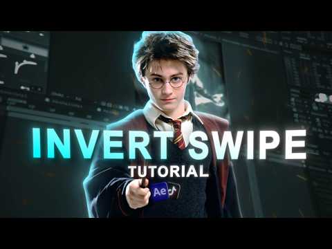 VIRAL Invert Glitch Swipe | After Effects Tutorial!