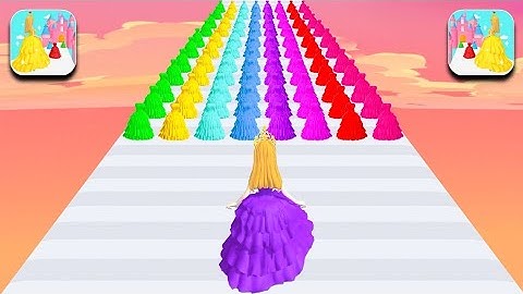 Princess Run 3D all levels ios - Android Walkthrough Gameplay New Update Game mobile - Mokas gaming