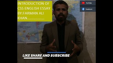 INTRODUCTION OF CSS ENGLISH ESSAY. ......LECTURE#01