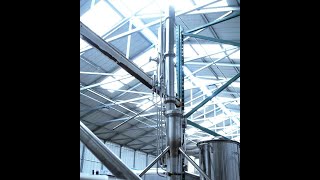 9kw continuous alcohol reflux still.