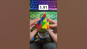 Pyraminx Solve of the Day 6/21 - 1.91 #rubikscube #pyraminx #cubing ##speedcubing #puzzle #shorts