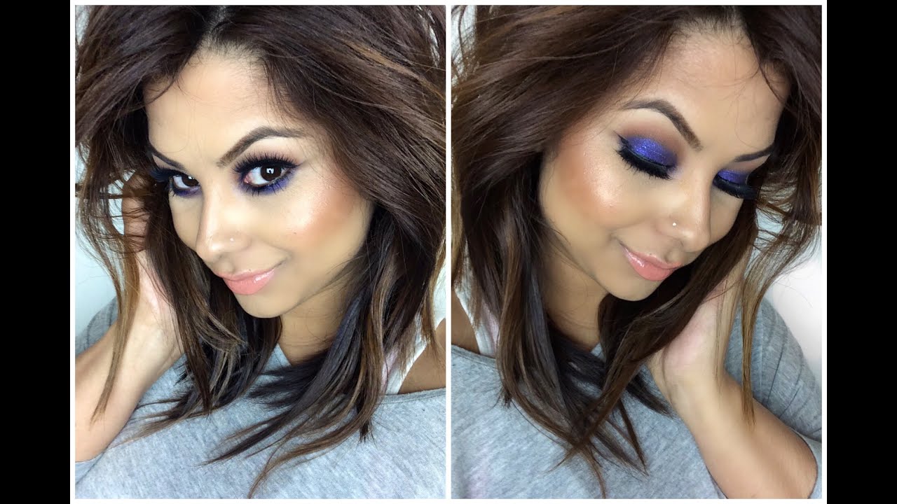 Smokey Purple Eyes & Nude Lips | ArielHope