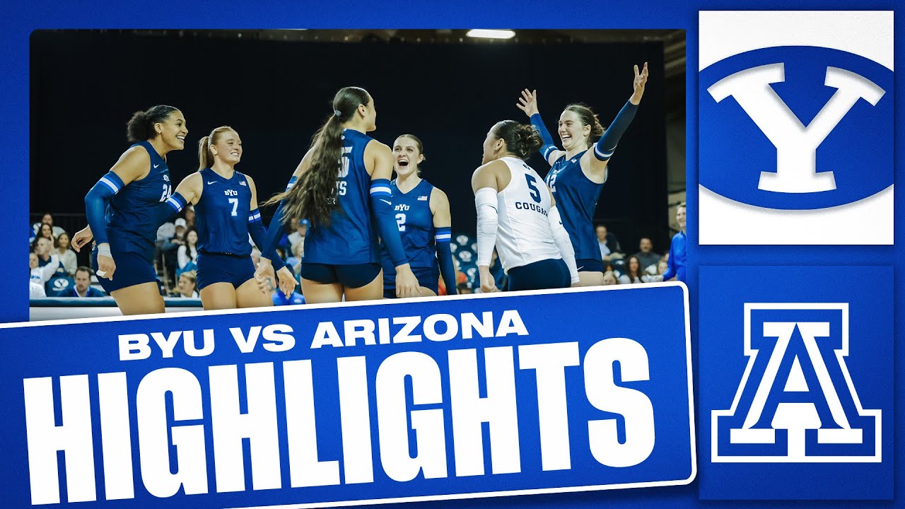 Женская волейбольная команда BYU против Аризоны || Полные обзоры игры (2025)