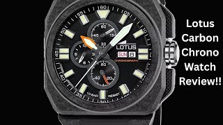 Watch Review - Lotus Carbon Chrono ref 18976/4!!