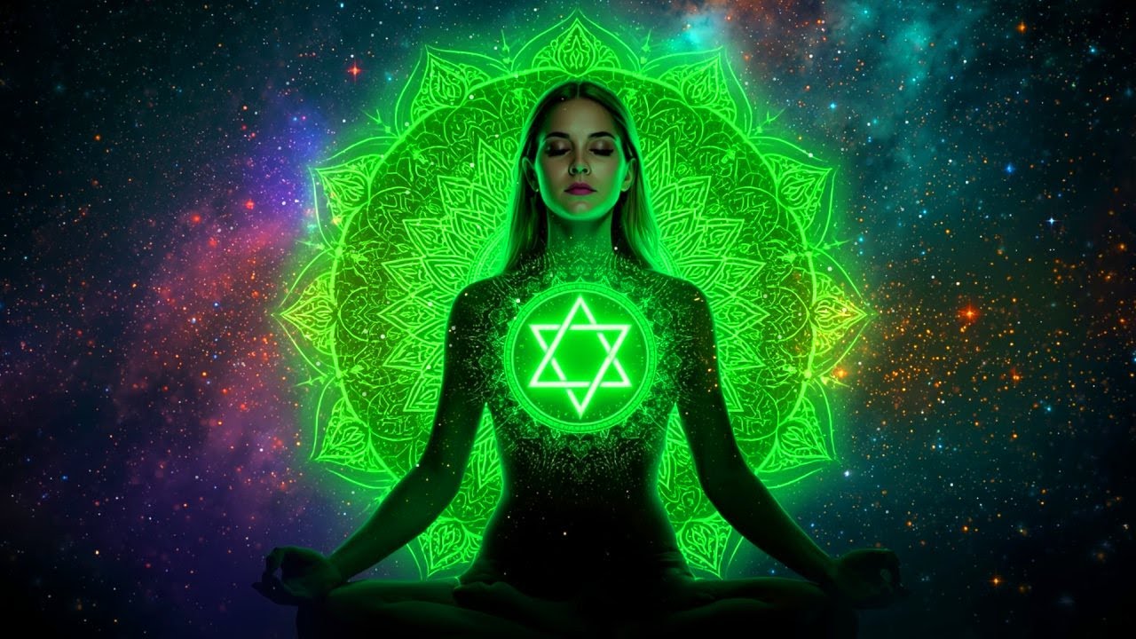 Heart Healing Meditation 💖 Open Your Heart with 639Hz + 528Hz Divine Love 