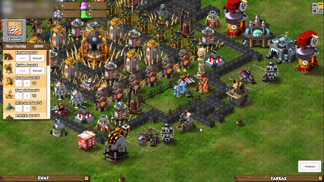 Korath Lvl 2 Y Krallen Lvl 2 Vs Gorgo Lvl 6 Backyard Monsters