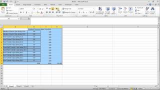 MS Excel Grade Book Lab