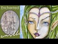 DON'T BE SCARED to try WATERCOLORS in your MIXED MEDIA ART! [Art Collab with Jenny Manno!]