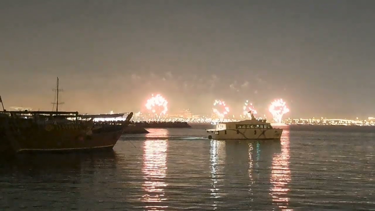 Eid celebration fire work 