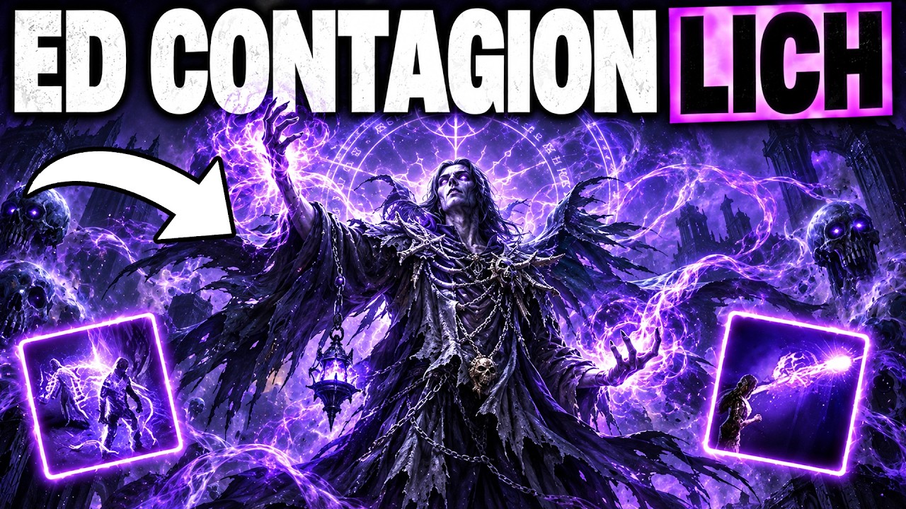 THE MOST OP ED CONTAGION LICH BUILD I'VE EVER PLAYED! POE2 ED Contagion Build 0.5.5