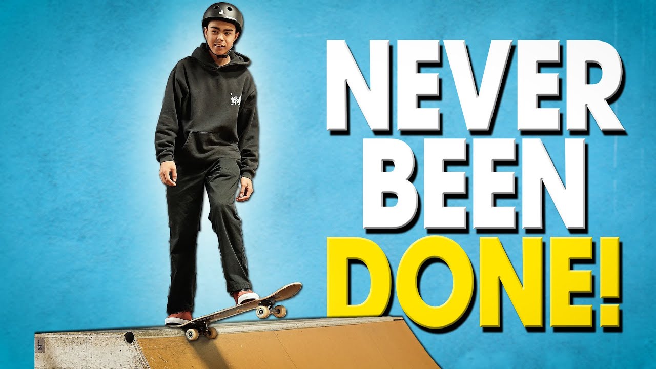 Watch JD SANCHEZ Create & Develop a NEW Skateboarding Trick