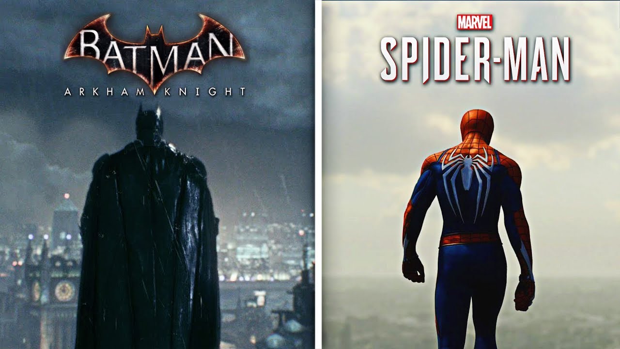 Batman Arkham Knight vs Spider-Man PS4 Comparison - YouTube