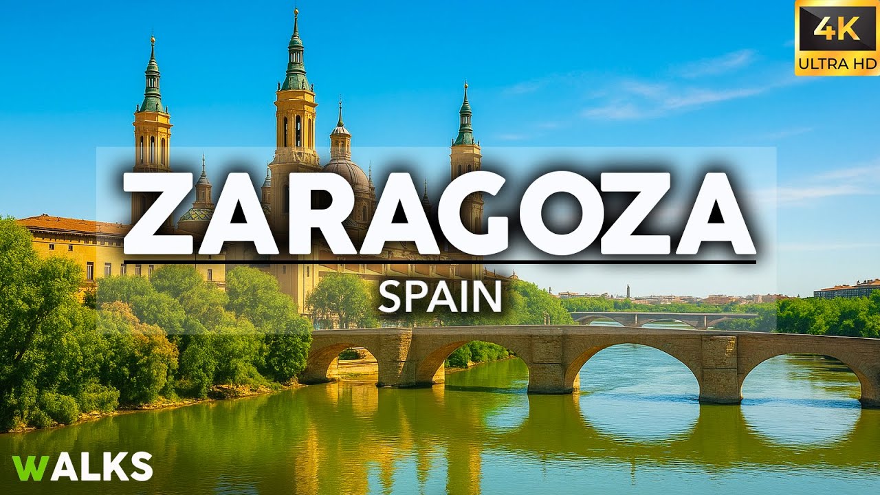 Сарагоса, Испания 🇪🇸 Пешеходная экскурсия 4K | ЛУЧШЕЕ в городе!