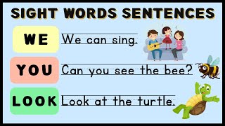 Sight Words Sentences | WE, YOU, LOOK | Practice Reading | Teaching Mama