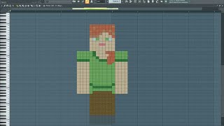 как звучит алекс из майнкрафт на пианино - MIDI искусство