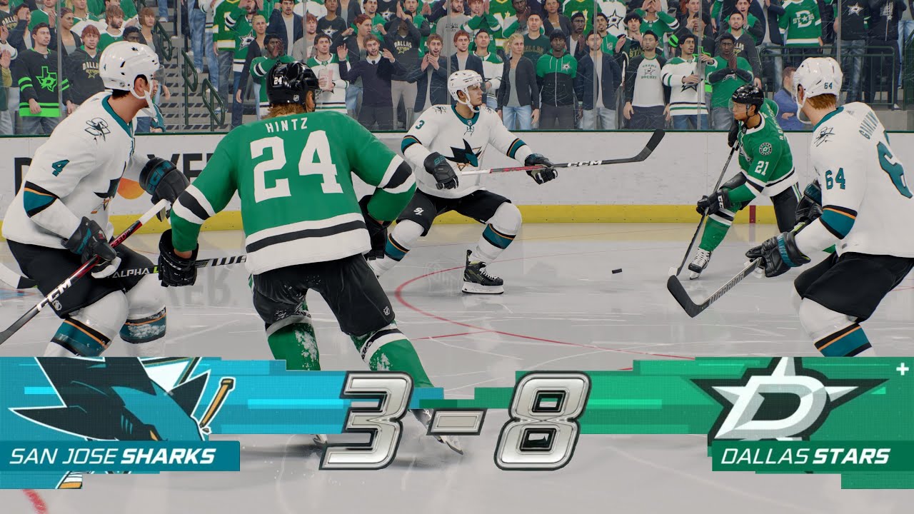 GAME 49 | San Jose Sharks 3-8 Dallas Stars | NHL 25