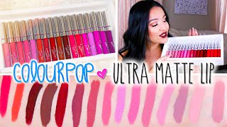 Colourpop Ultra Matte Lip Swatches First Impression