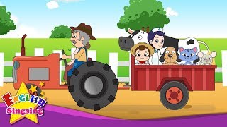 the farmer in the dell funny animal song popular nursery rhyme kids song with lyrics