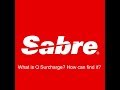 Sabre Training - What is Q Surcharge on Airline Ticket? #TravelAgentTrainingFree #SabreGDS