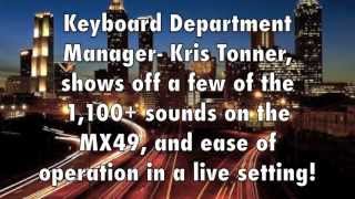 Guitar Center Atlanta- Yamaha Mx49 Quickie With Kris Tonner