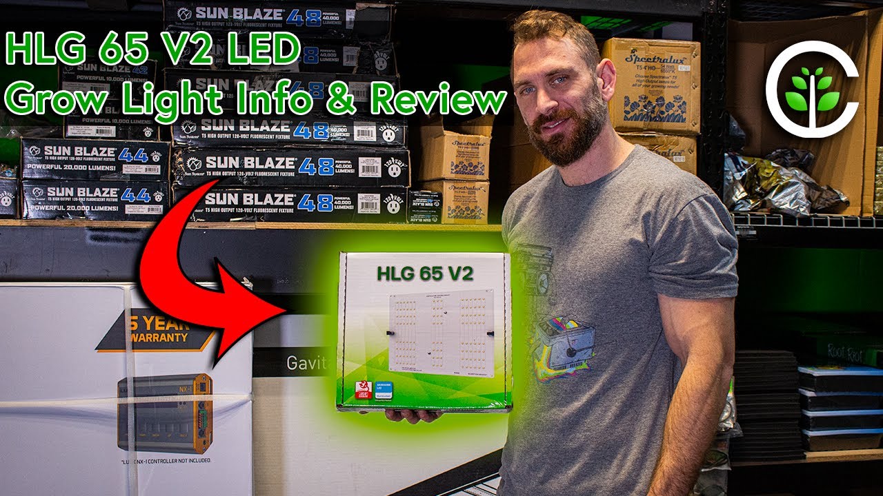 HLG 65 V2 LED Grow Light Review and Info YouTube