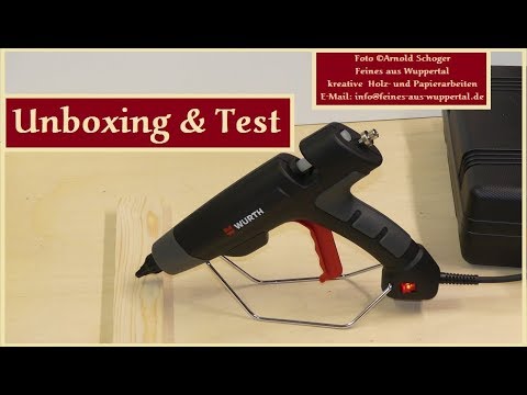Unboxing & Test HKP 220 Würth Heißklebepistole - YouTube