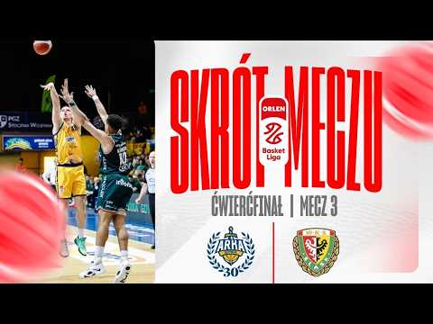 SKRÓT | AMW Arka - WKS Śląsk | 3. mecz 1/4 play-off