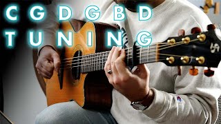 The Drive Back | CGDGBD Tuning | Tom Anello | Acoustic Fingerstyle Guitar