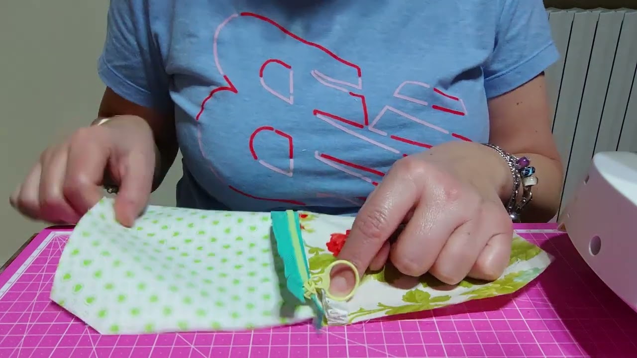 come cucire 🪡cerniera ad una borsa 👝e altro