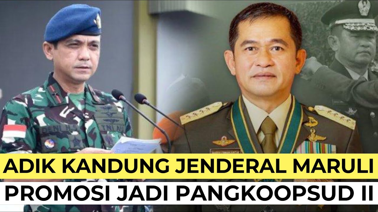 PANGLIMA TNI PROMOSIKAN MARSDA DENI HASOLOAN SIMANJUNTAK JADI PANGLIMA KOMANDO OPERASI UDARA  II