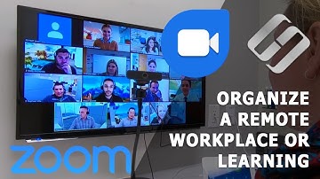 🧑‍🤝‍🧑 How to Organize a Remote Workplace and Distance Learning with Zoom 🖥️📱