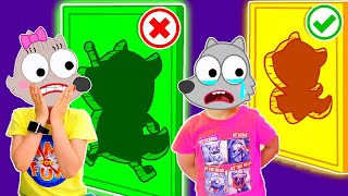 ⭐Don&#39;t Choose the Wrong Mystery Shape Door Challenge - Kids Fun Playtime - Pica Parody Channel