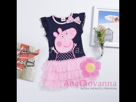 a roupa da peppa pig